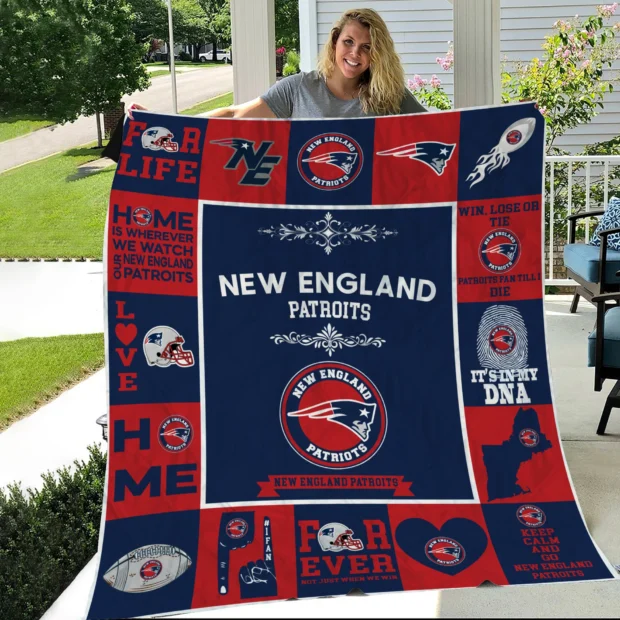 New England Patriots Pride Quilt Blanket