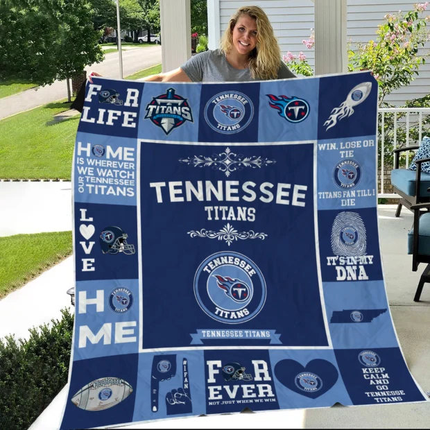 Tennessee Titans Pride Quilt Blanket