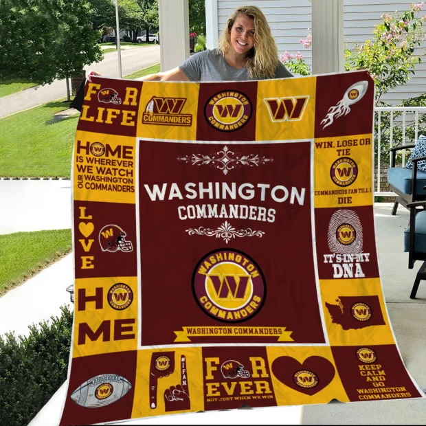 Washington Commanders Pride Quilt Blanket