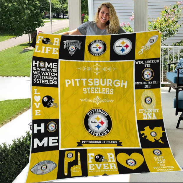 Pittsburgh Steelers Pride Quilt Blanket
