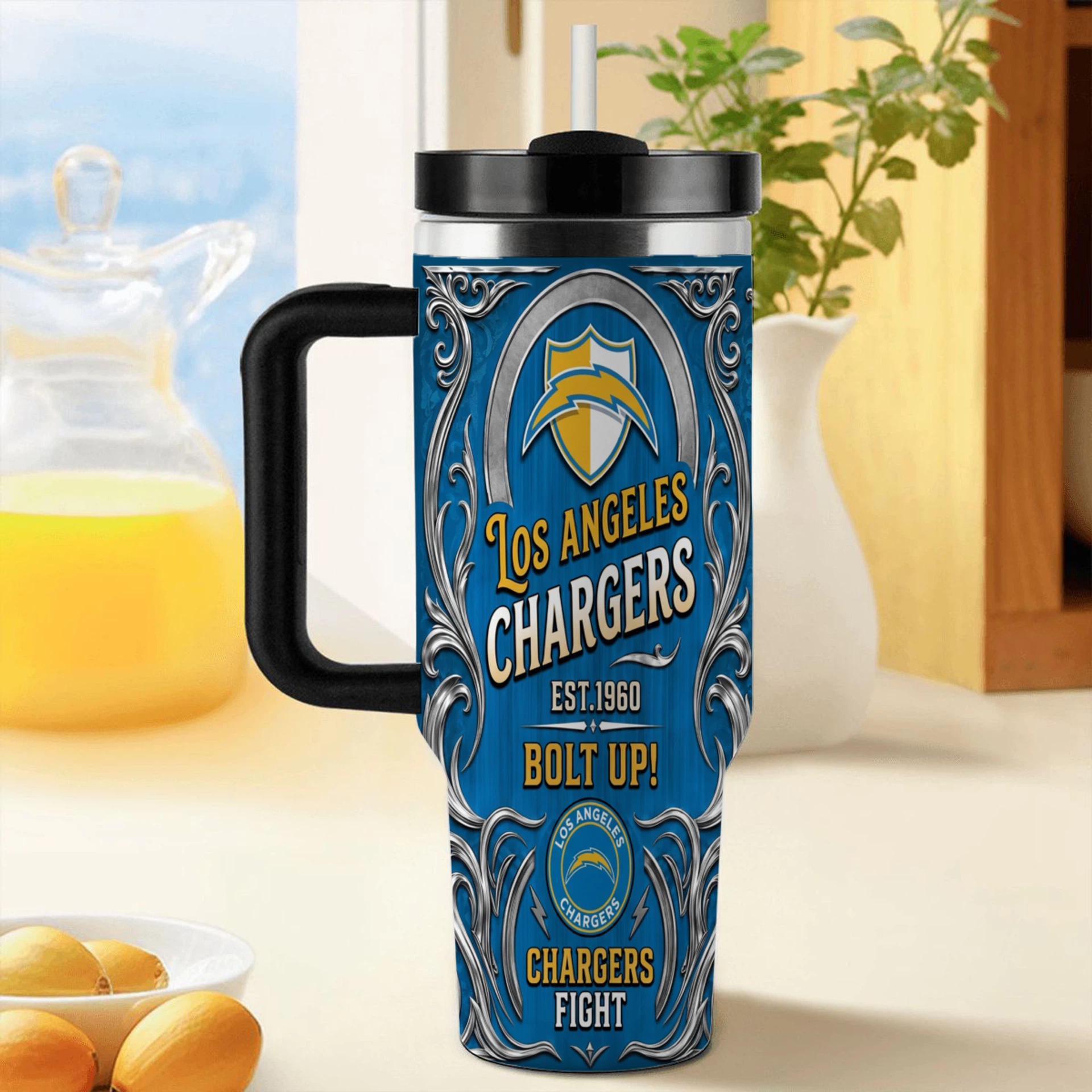Los Angeles Chargers Edition Tumbler Cup - Image 4
