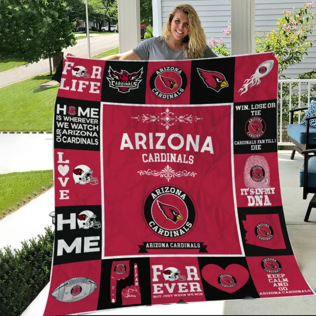 Arizona Cardinals Pride Quilt Blanket