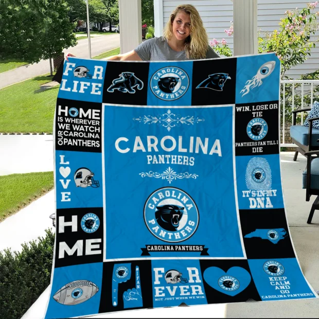 Carolina Panthers Pride Quilt Blanket