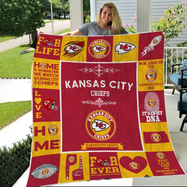 Kansas City Chiefs Pride Quilt Blanket