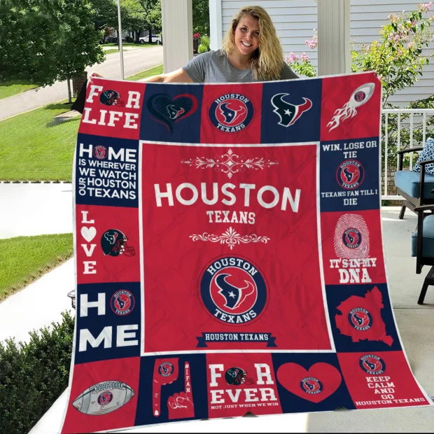 Houston Texans Pride Quilt Blanket