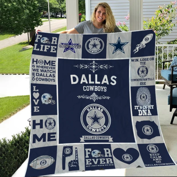 Dallas Cowboys Pride Quilt Blanket