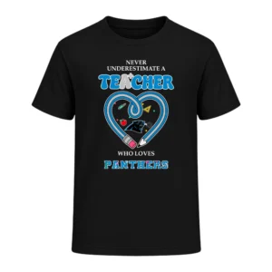 Never Underestimate A Teacher Who Loves Carolina Panthers