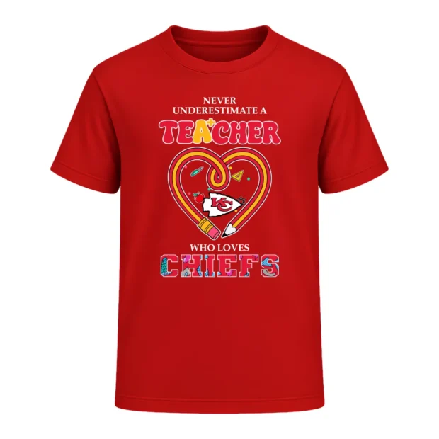 Never Underestimate A Teacher Who Loves Kansas City Chiefs