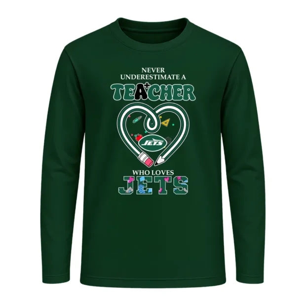 Never Underestimate A Teacher Who Loves New York Jets